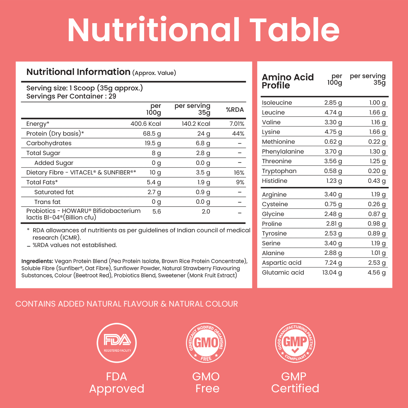 Supply6 Plant Protein - Strawberry