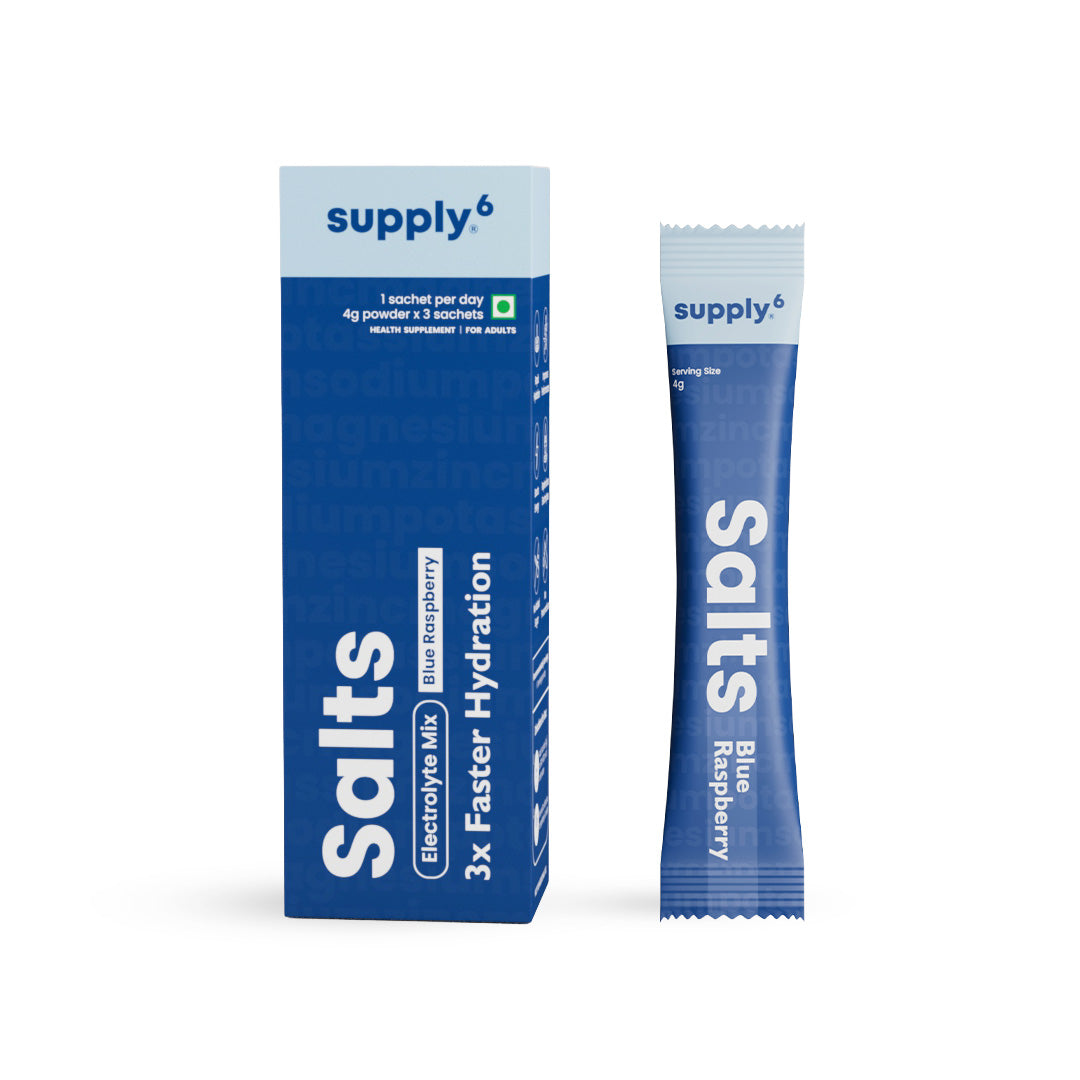 Supply6 Salts - Blue Raspberry (Pack of 3)