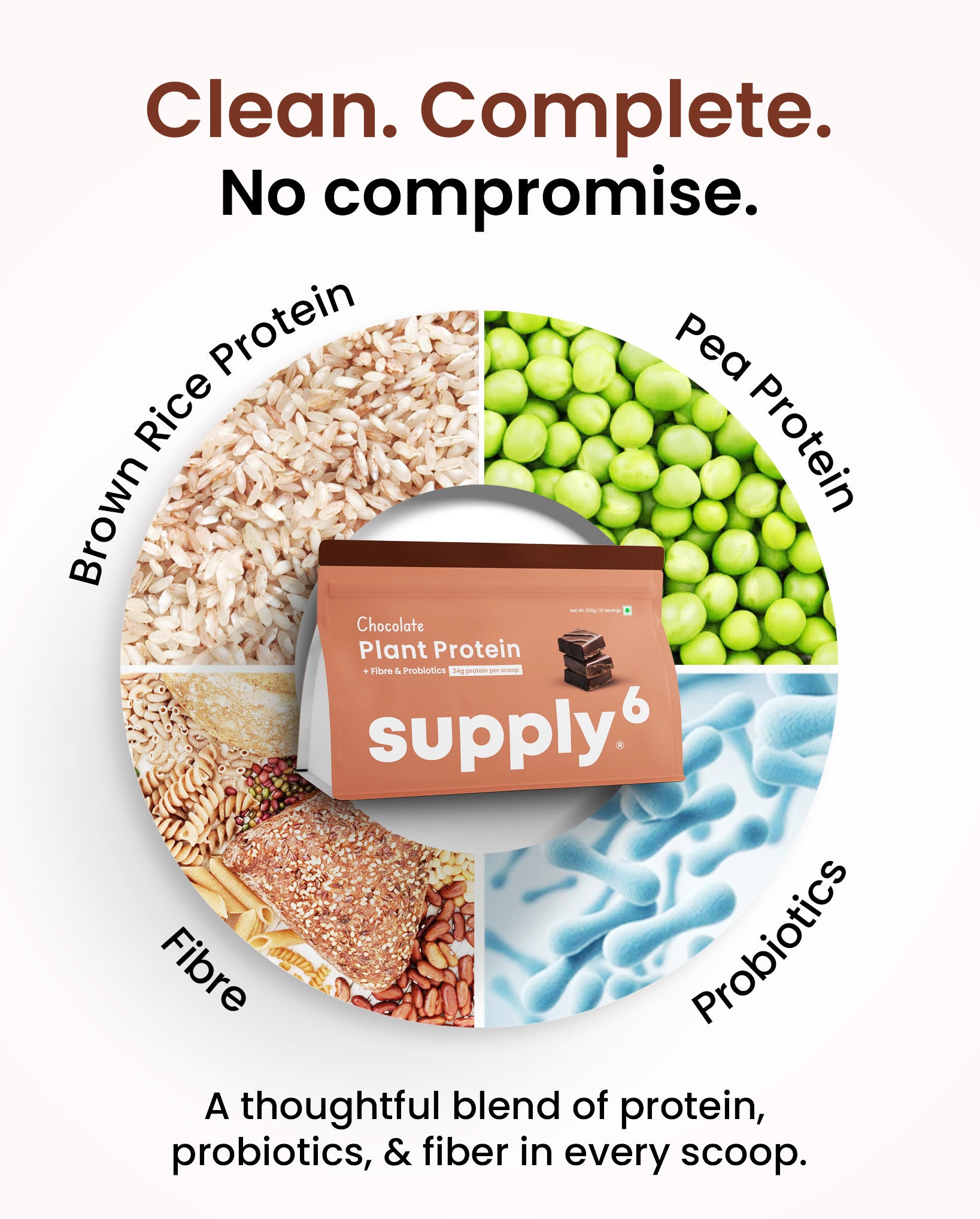 Supply6 Plant Protein - Chocolate