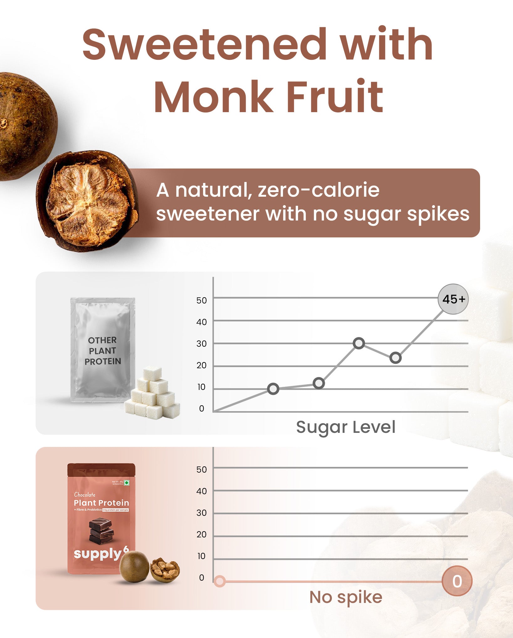 Supply6 Plant Protein - Chocolate (Travel Packs)