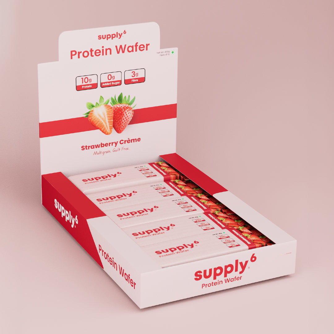 Supply6 Protein Wafer - Strawberry