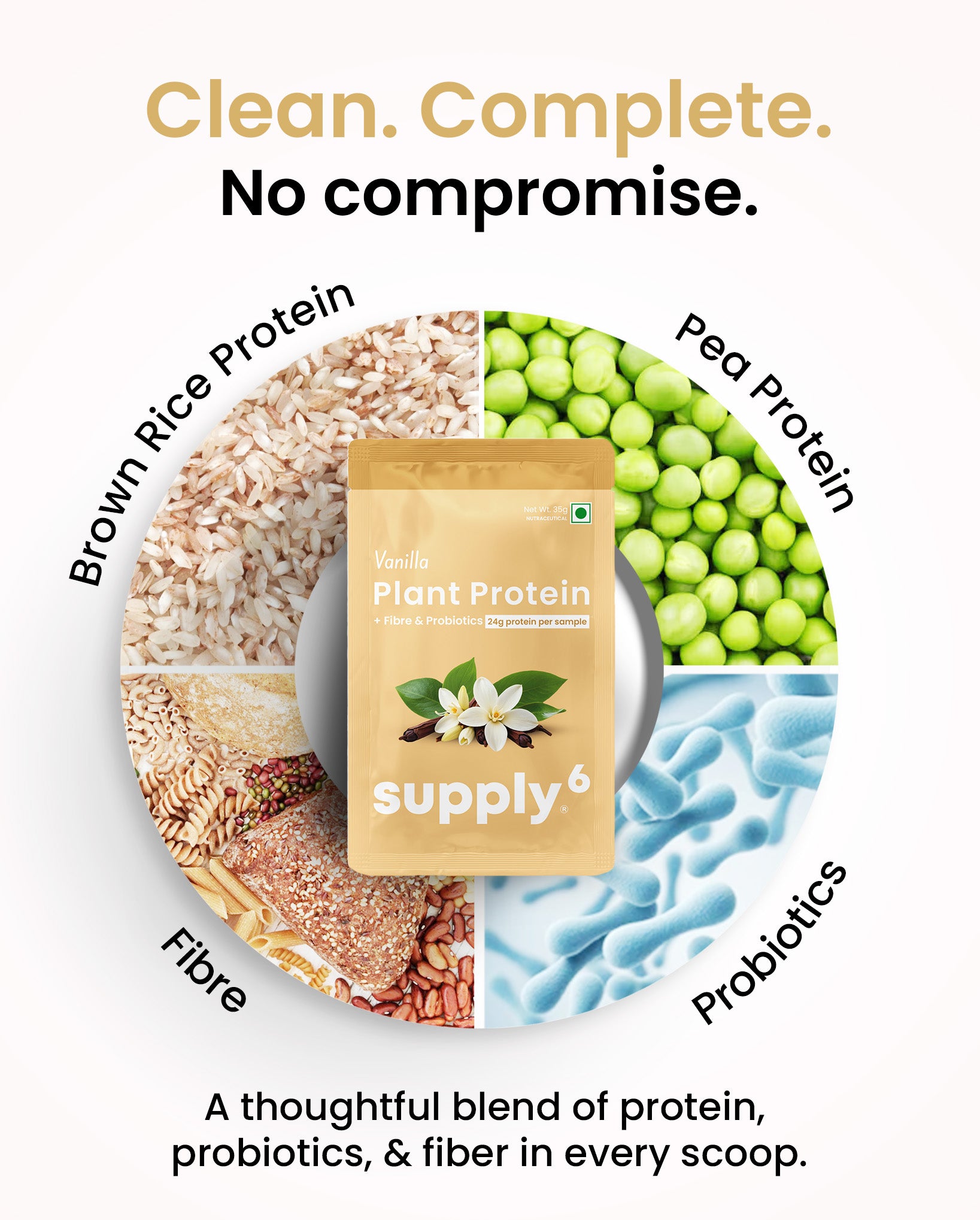Supply6 Plant Protein - Vanilla (Travel Packs)
