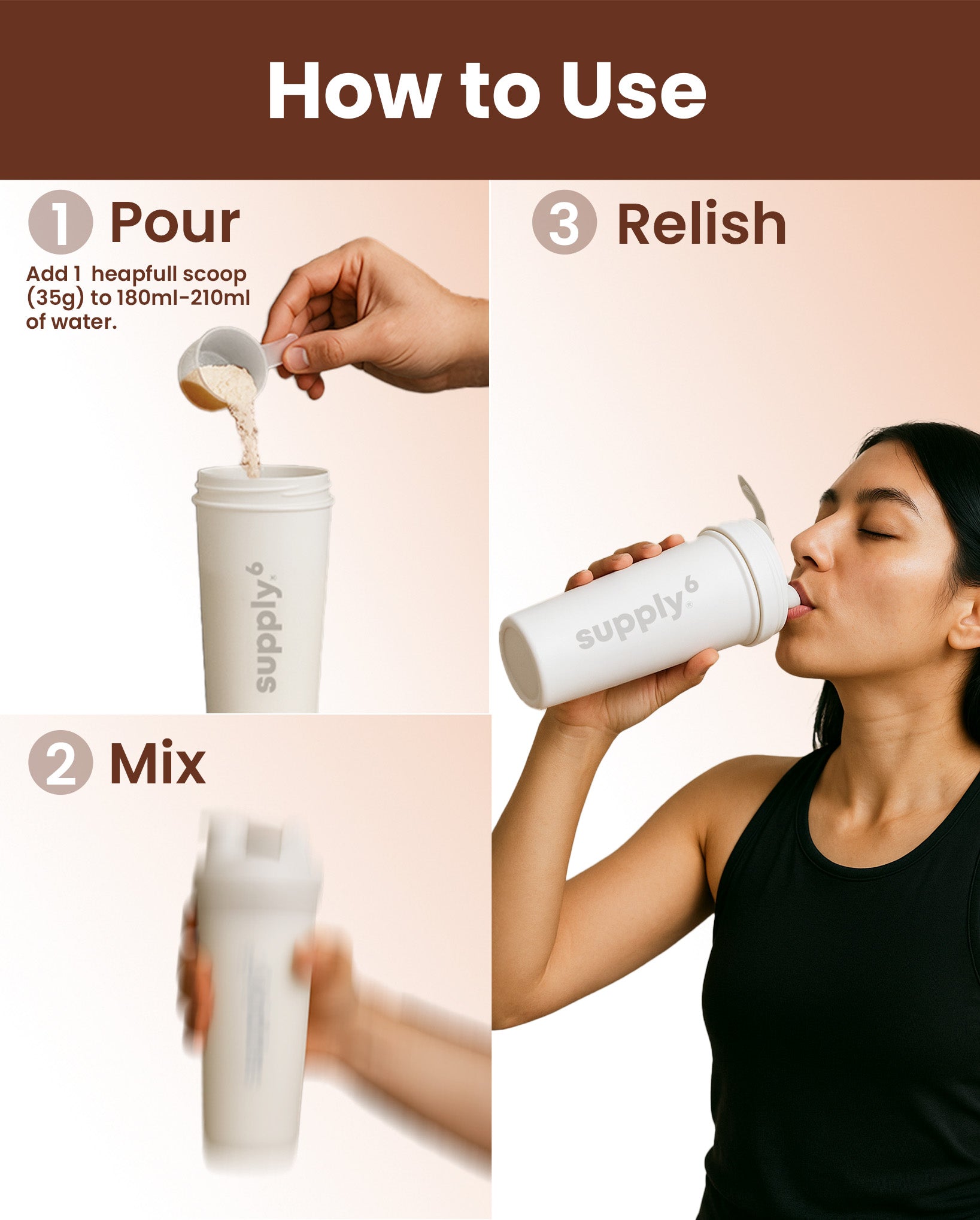 Supply6 Plant Protein - Chocolate