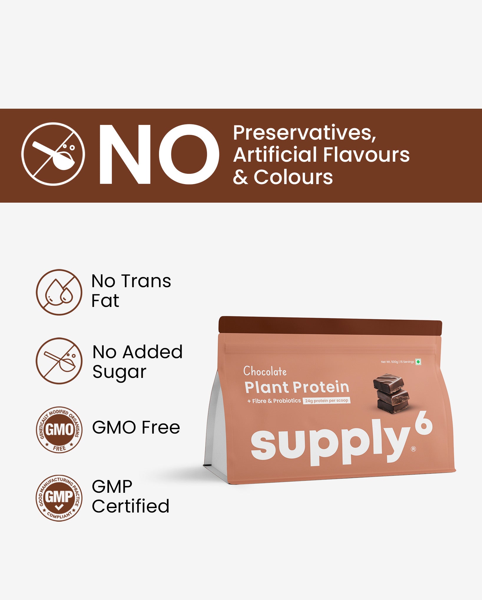 Supply6 Plant Protein - Chocolate