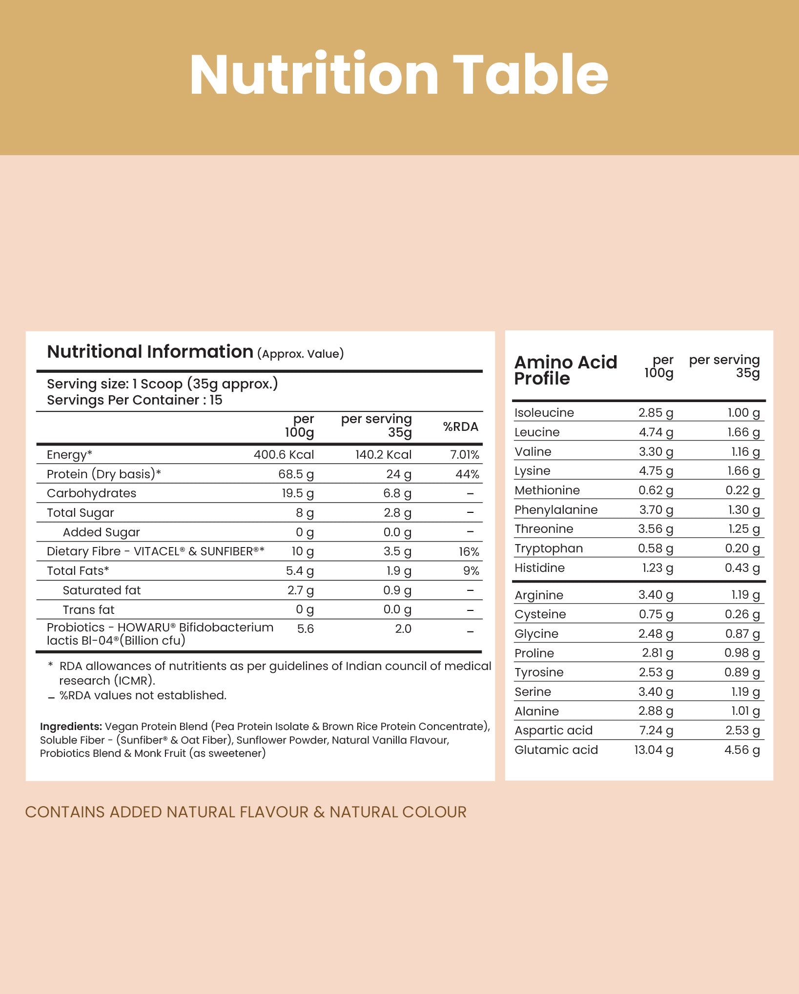 Supply6 Plant Protein - Vanilla