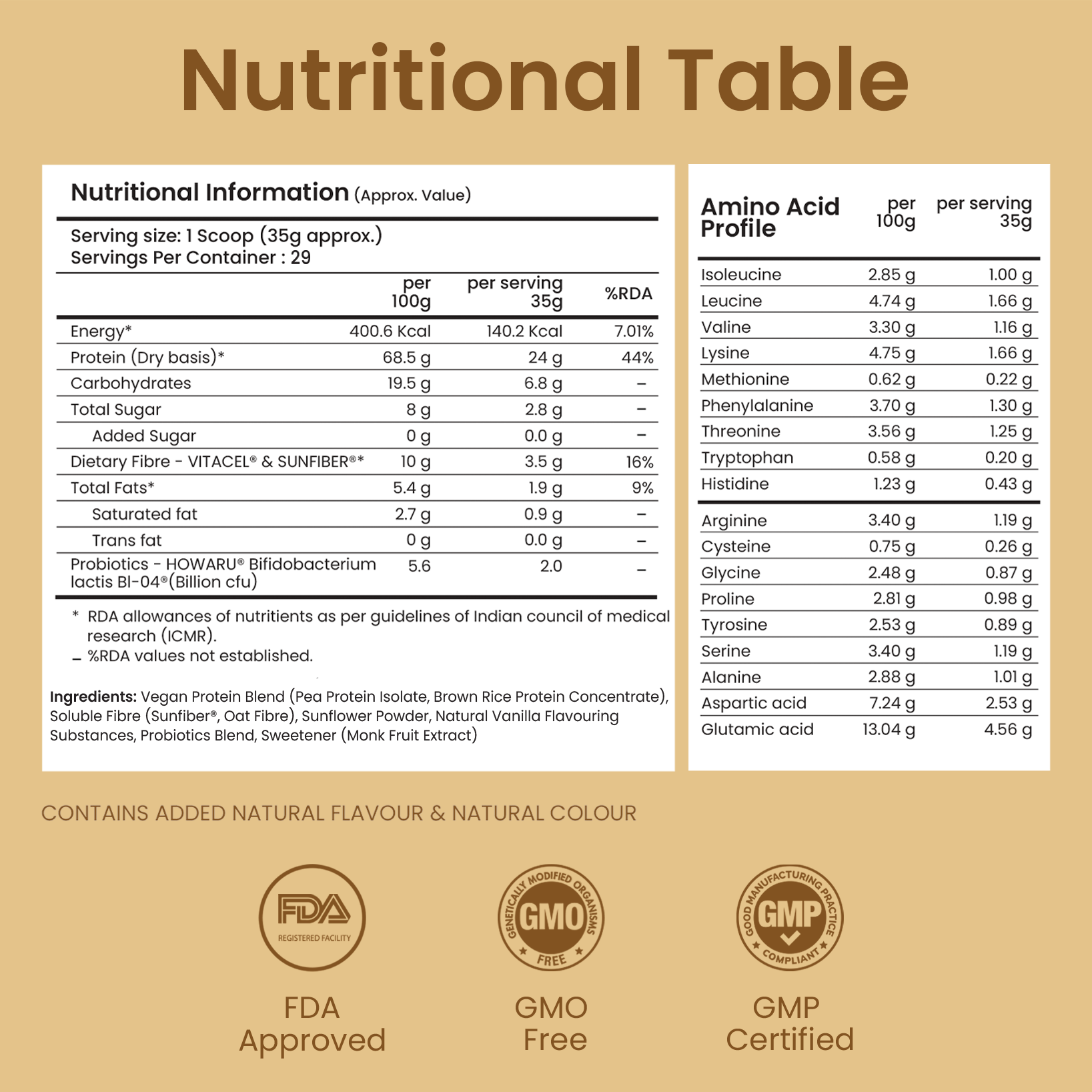 Supply6 Plant Protein - Vanilla