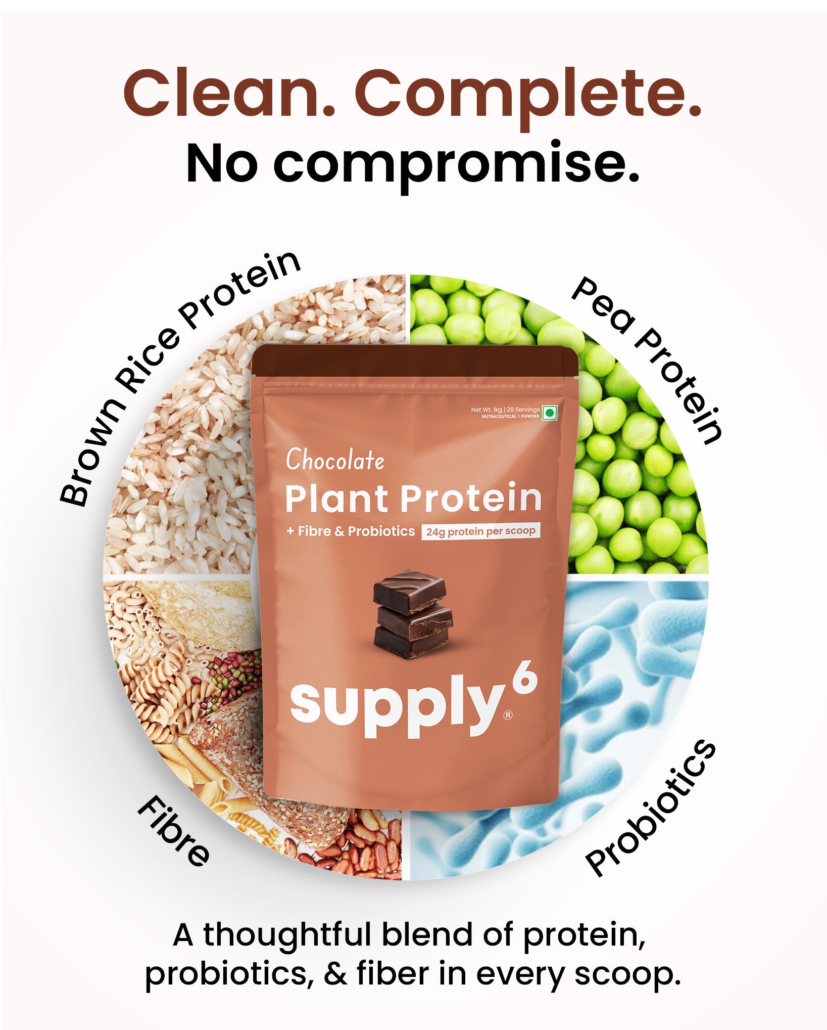Supply6 Plant Protein - Chocolate