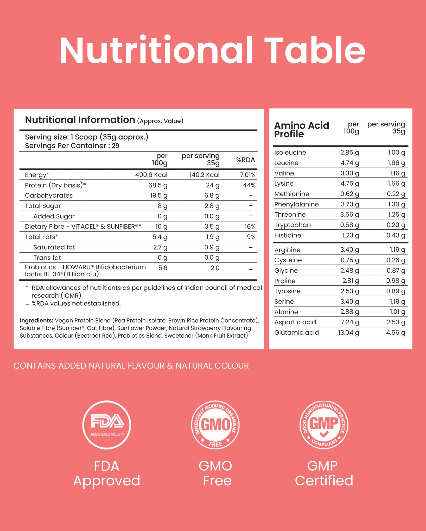 Supply6 Plant Protein - Strawberry