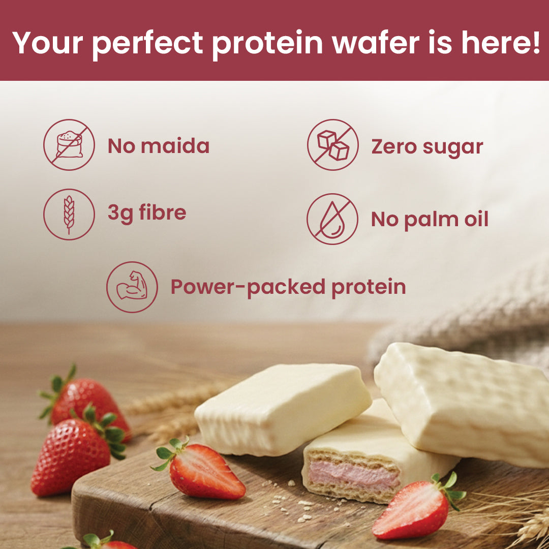 Supply6 Protein Wafer - Strawberry