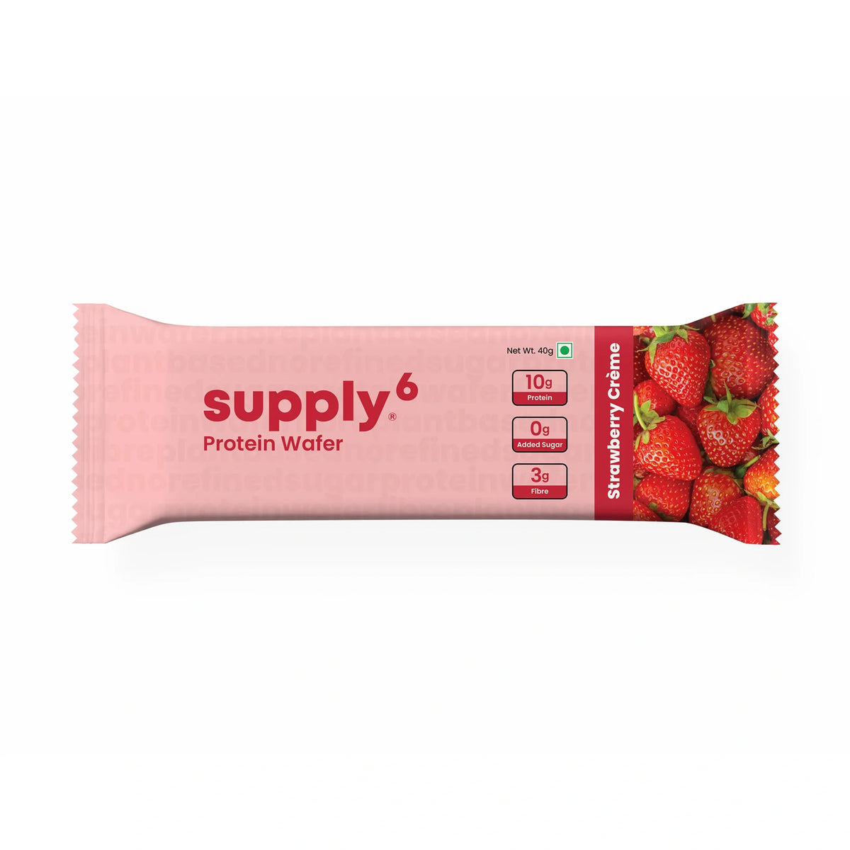 Supply6 Protein Wafer - Strawberry (Pack of 1)
