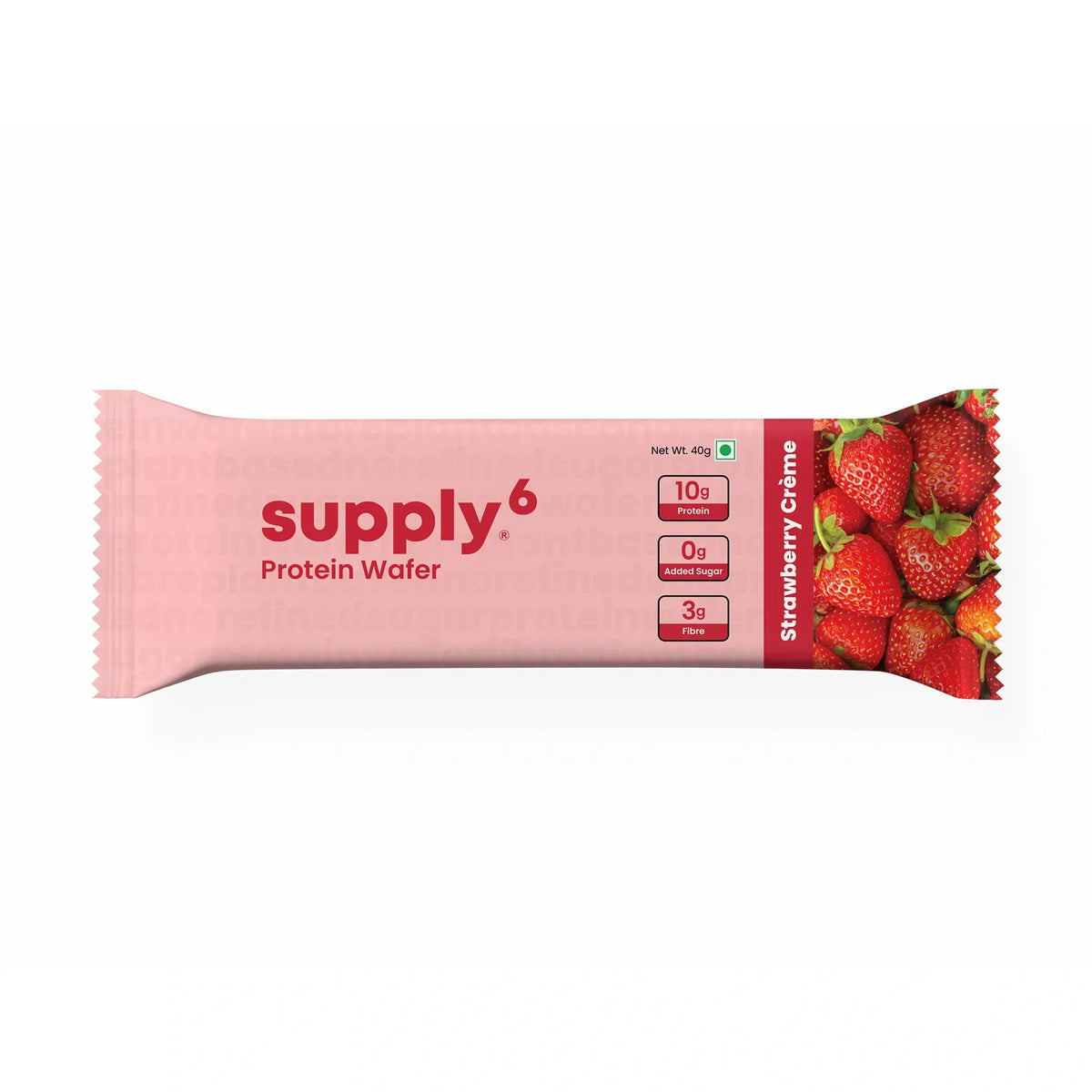 🎁 Supply6 Protein Wafer - Strawberry (Pack of 1)