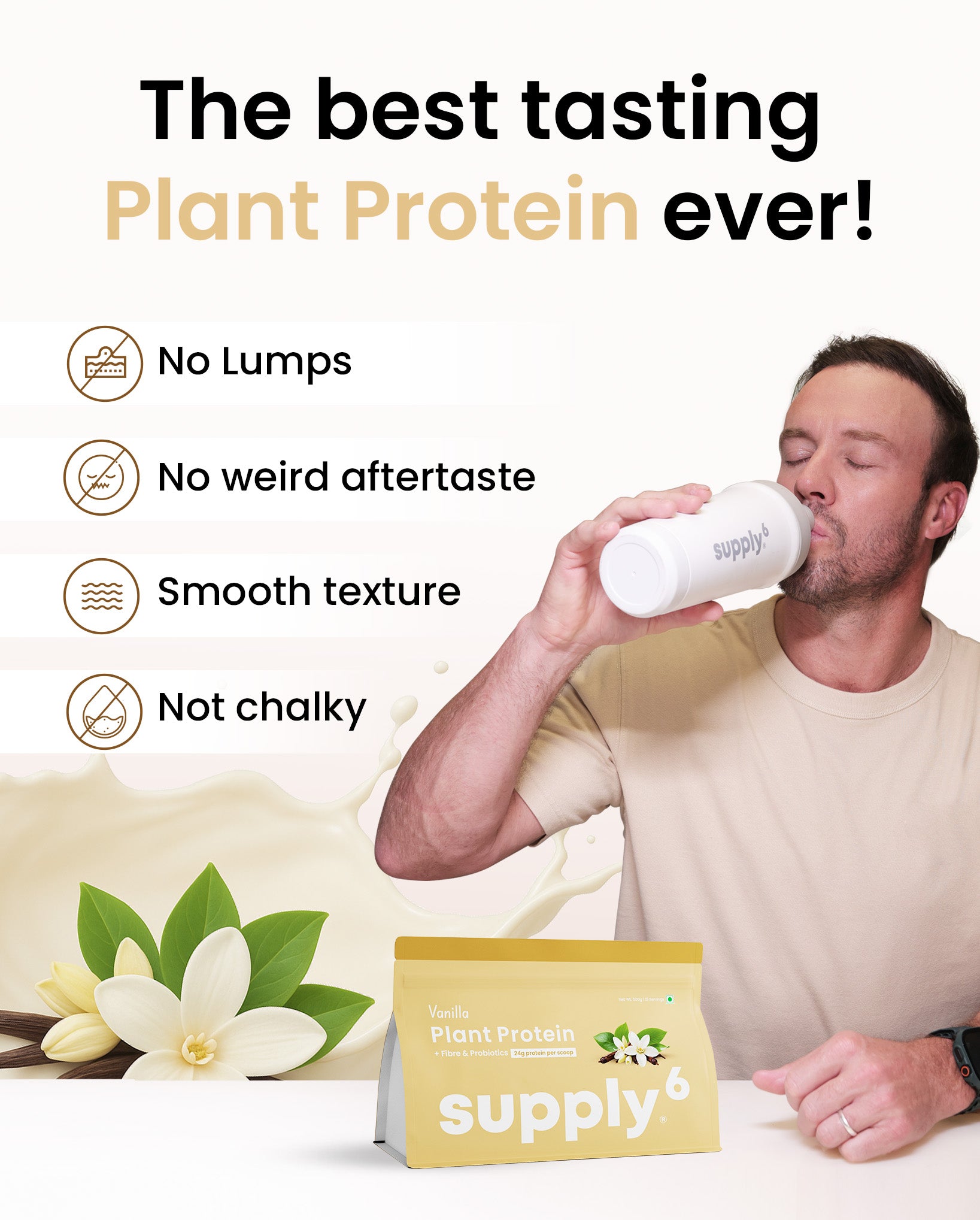 Supply6 Plant Protein - Vanilla