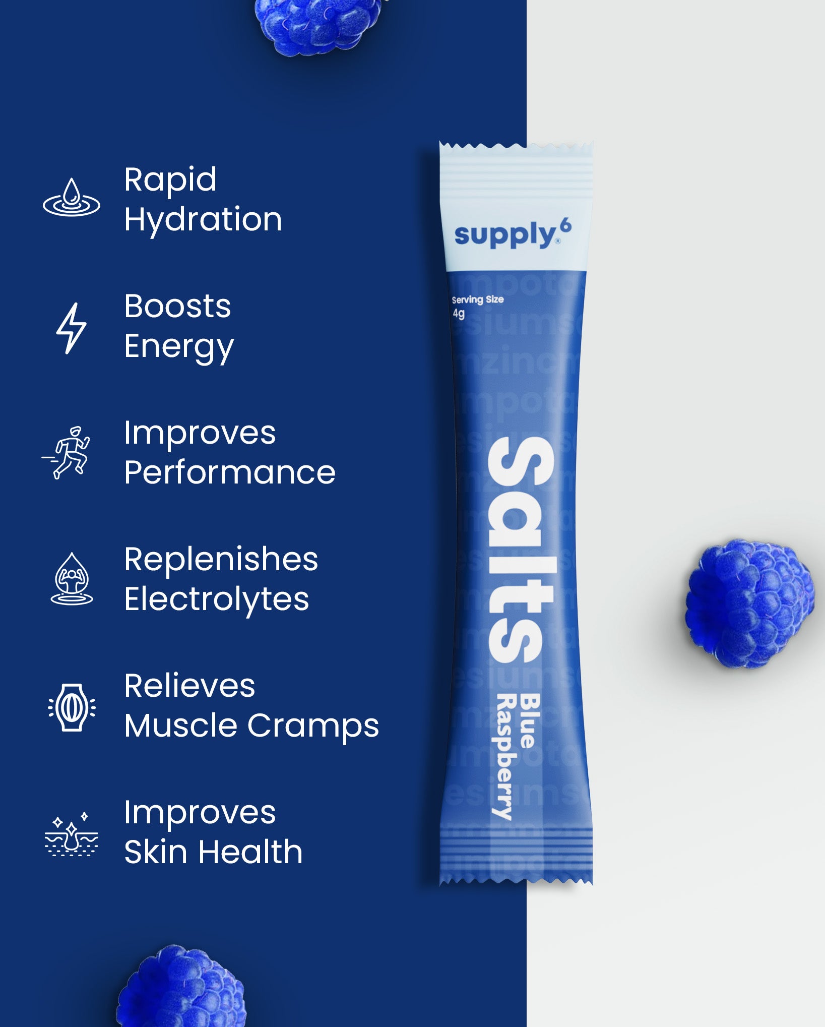 Supply6 Salts - Blue Raspberry