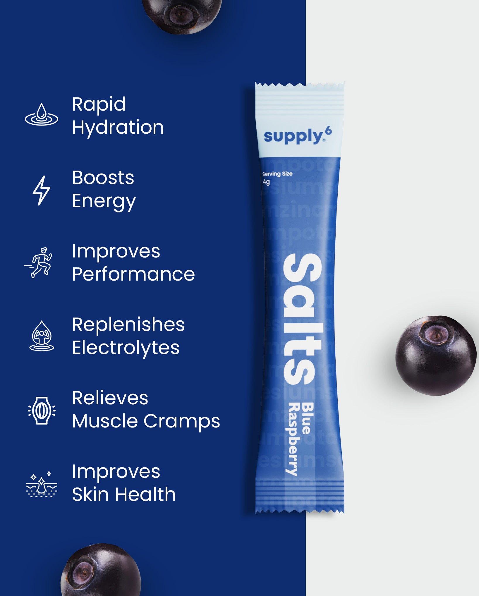 Supply6 Salts - Blue Raspberry