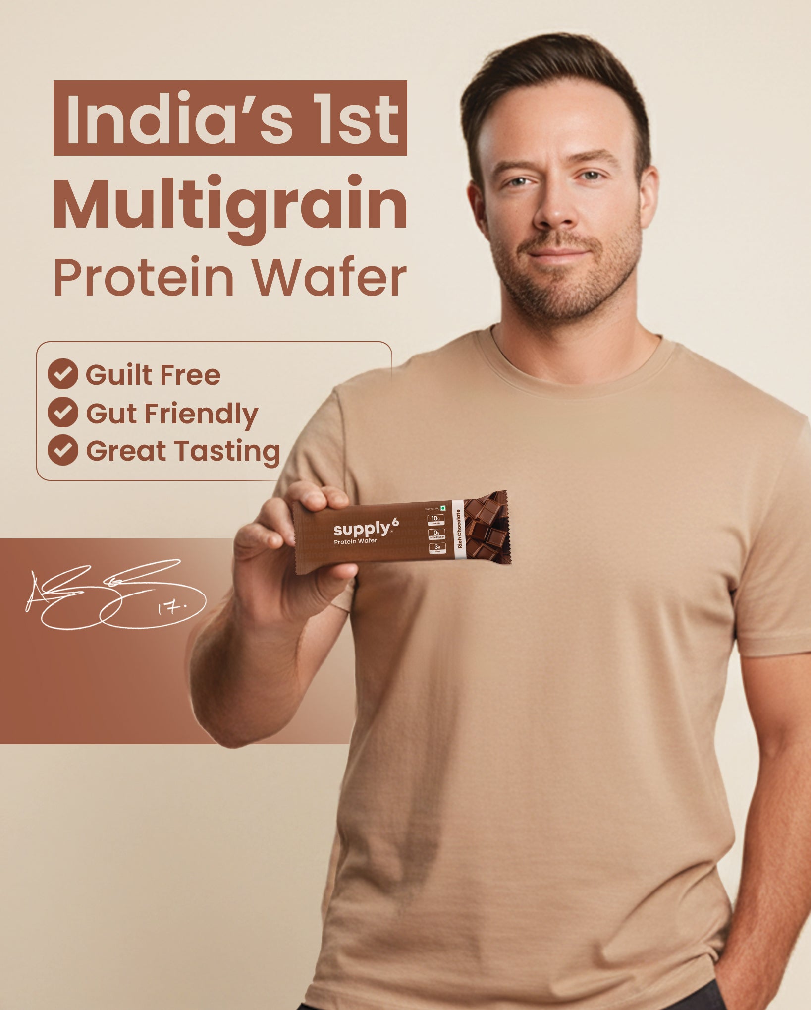Supply6 Protein Wafer - Chocolate