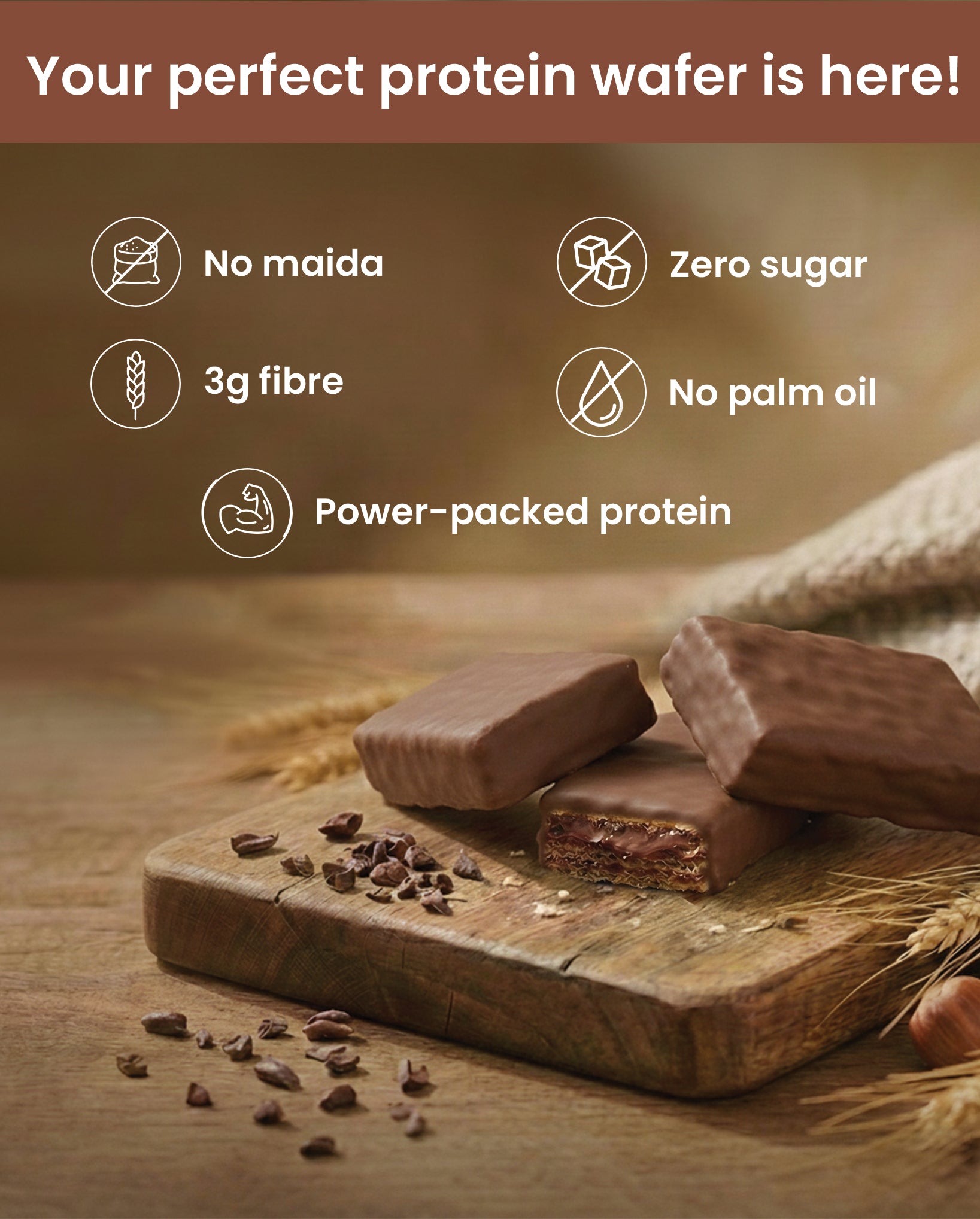 Supply6 Protein Wafer - Chocolate